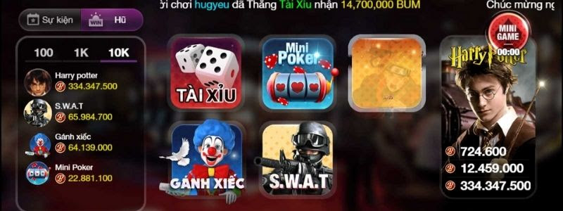 Slot Game bài đổi thưởng hấp dẫn ở Bum club