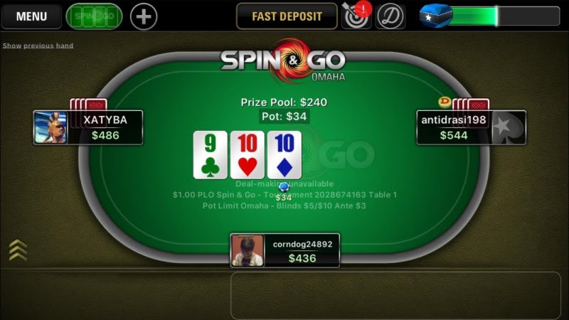 Spin and Go - Game bài thú vị tại nhà cái PokerStars   