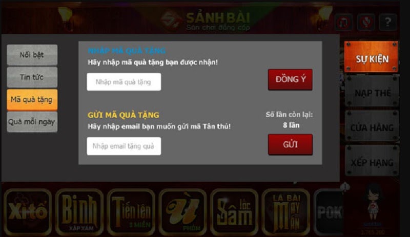 Giftcode Sanhbai com với ưu đãi khó bỏ qua