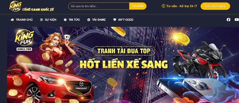 Bắn cá KING FUN – Cổng game bắn cá số một của thị trường đổi thưởng Việt Nam