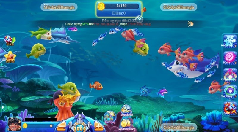Giao diện thu hút của game bắn cá Game Bin68 Club