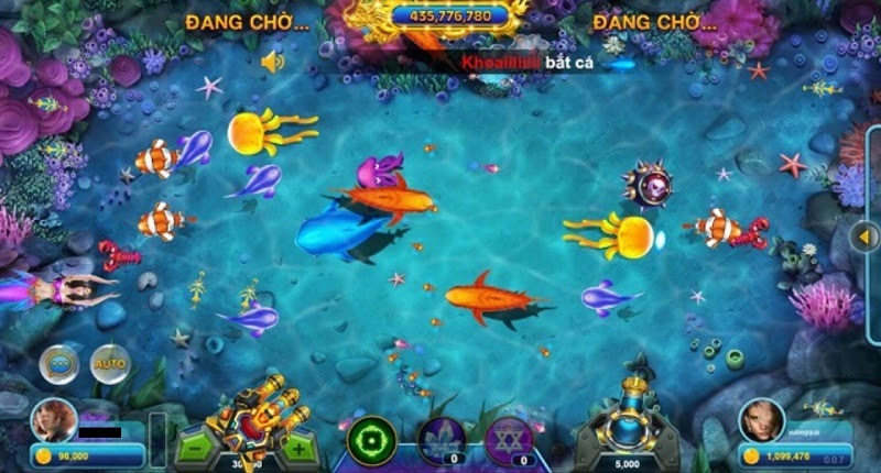 Giao diện thu hút của game bắn cá Vin88