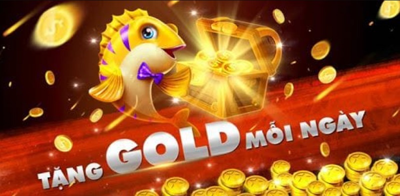 Tặng Gold miễn phí mỗi ngày tại game bắn cá Vip777